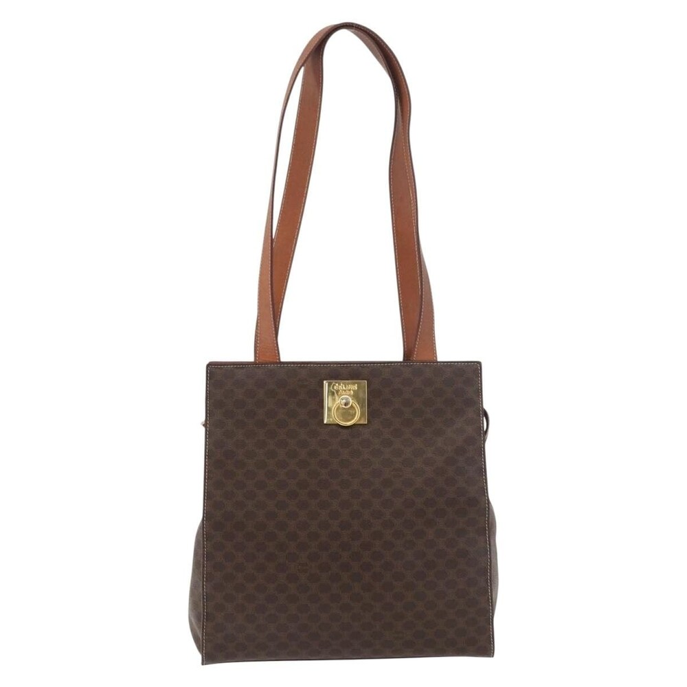 Celine Macadam Tote Bag Brown